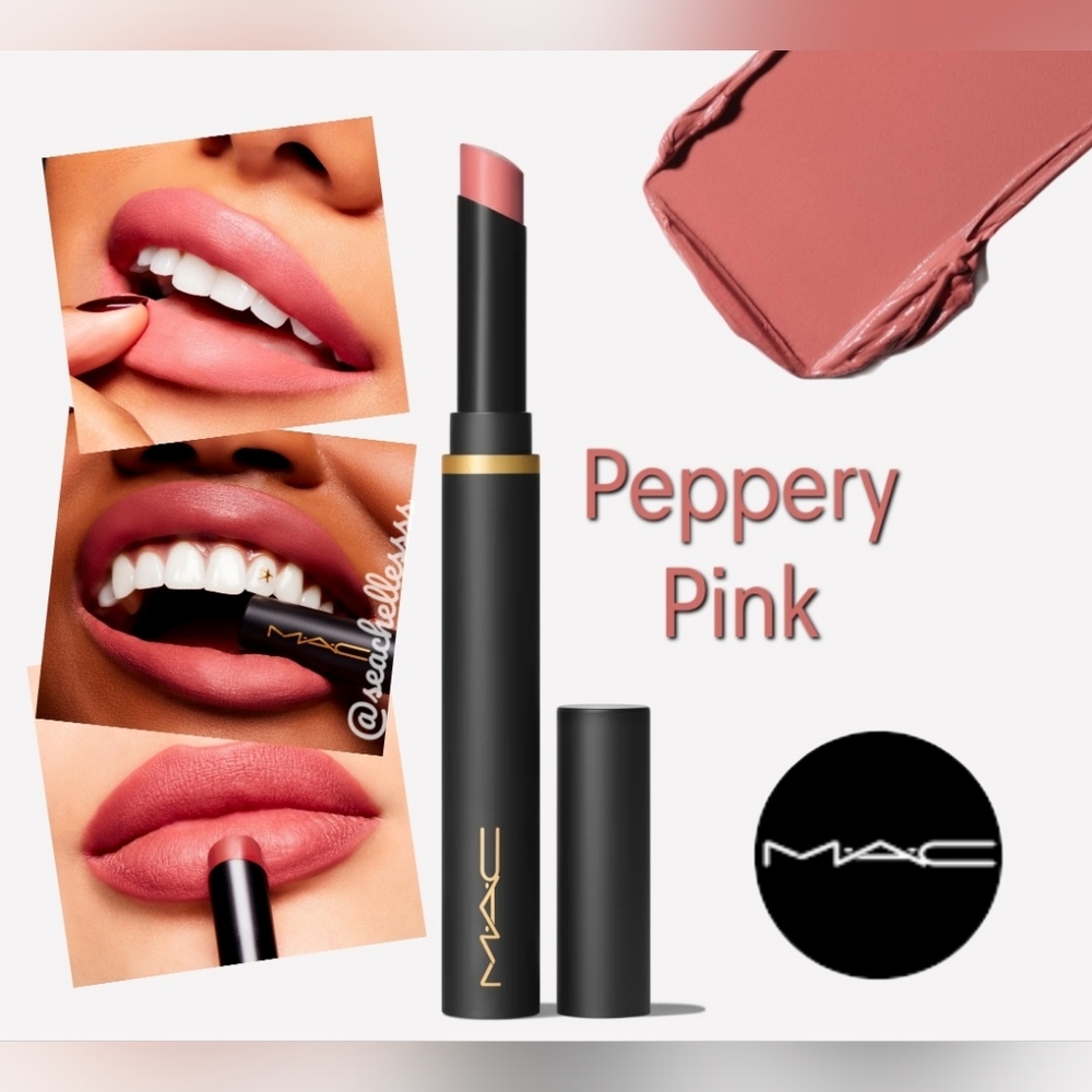 Mac Cosmetics Powder Kiss Velvet Blur Slim Stick | Peppery Pink | Brand New